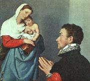 MORONI, Giovanni Battista A Gentleman in Adoration before the Madonna wg oil painting picture wholesale